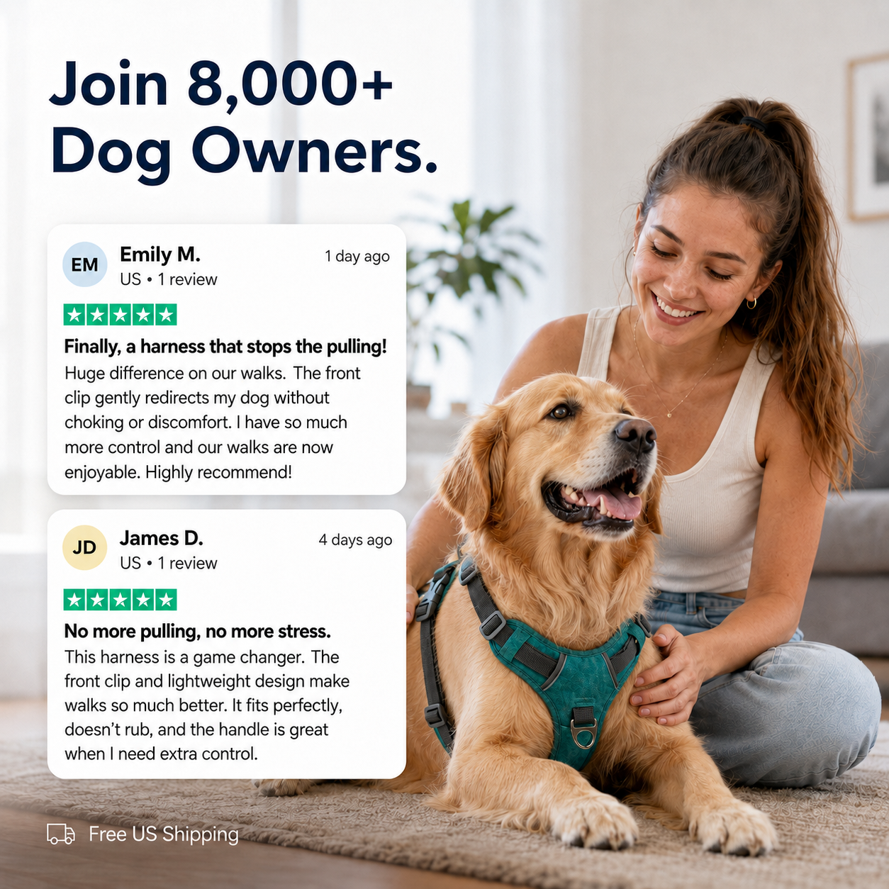 WalkGuard No Pull Dog Harness